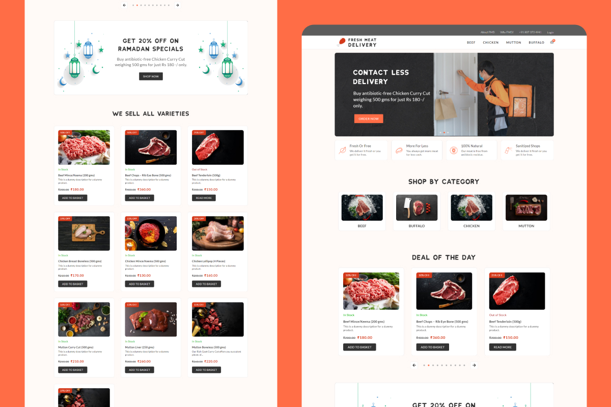 food textile feature